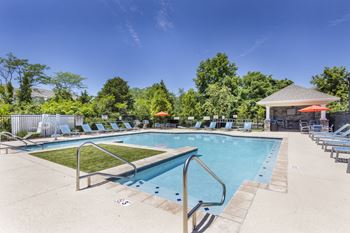 Resort style pool and expansive sundeck